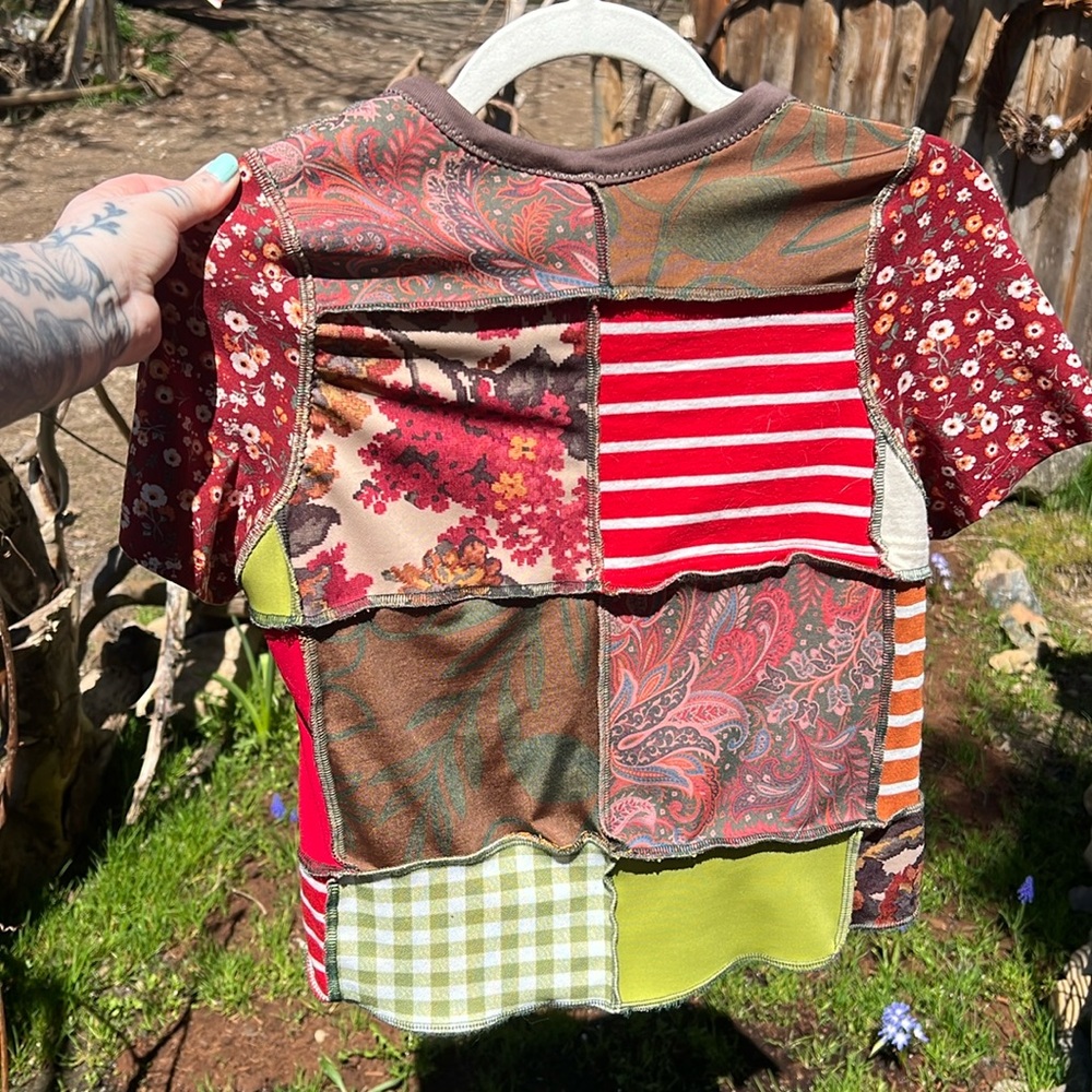 Patchwork Grunge Shirt
